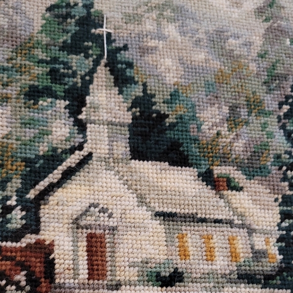 Scenic Winter Tapestry Wall Art - Picture 2 of 6